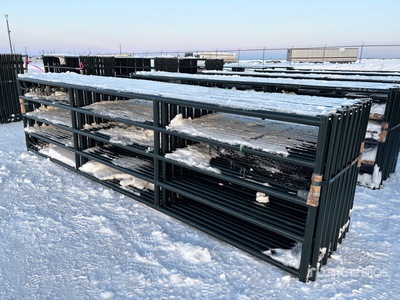 Quantity of (16) 2024 BYT MRG160 16 ft Steel Magnum Ranch Puerta de ganado (Unused)