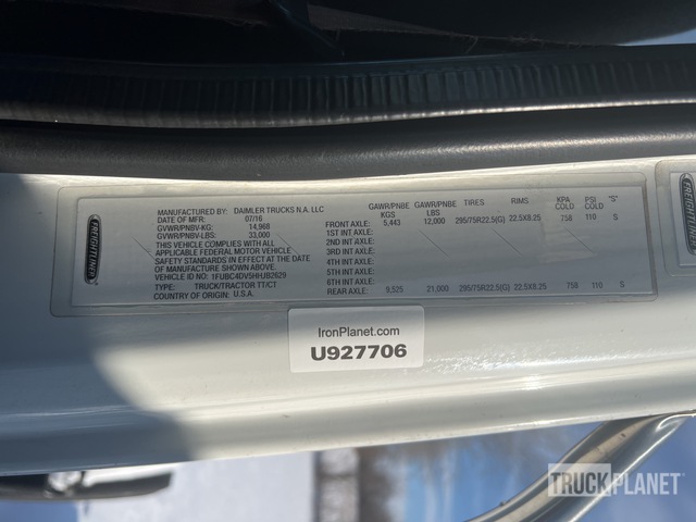 CAMIóN 2017 FREIGHTLINER