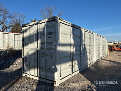 2025 40 ft High Cube Multi-Door Storage Container