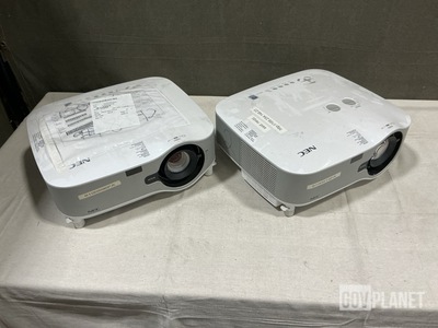 (2) NEC NP2150 Projectors