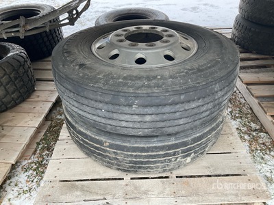 Quantity of (2) 11R22.5 Pneus