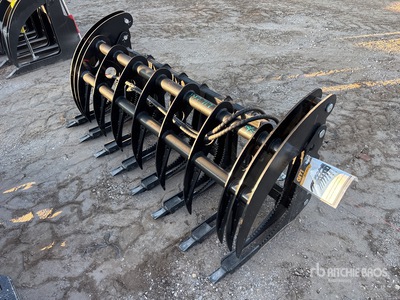 2025 GIYI CLG72 72 in Log Skid Steer Grapple (Unused)