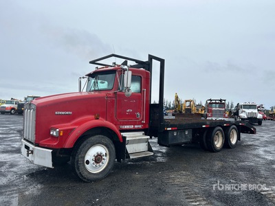 1989 Kenworth T800 6x4 Flatbed Truck