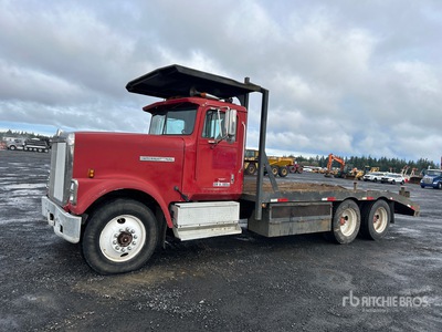 1986 International 9370 6x4 Flatbed Truck