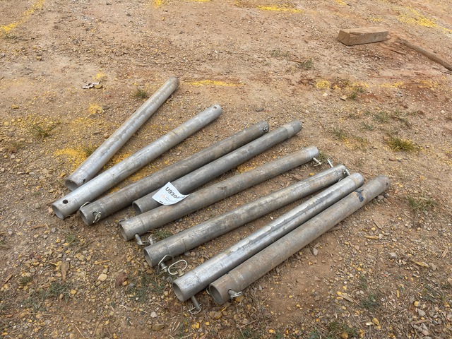 Quantity of (8) 42 in ULSHR Aluminum Trench Box Spreaders