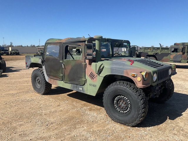 2002 AM General M1123 HMMWV 4 Door Soft Top w/Truck Body