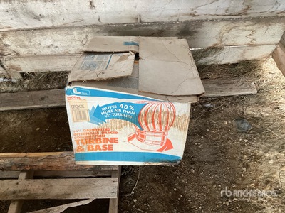 14 in Galvanized Turbine & Base Divers - Magasin, entrepôt, consommateur (Unused)