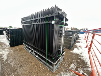 Quantity of (30) Suihe F-X-30-4 Galvanized Ogrodzenie (Unused)