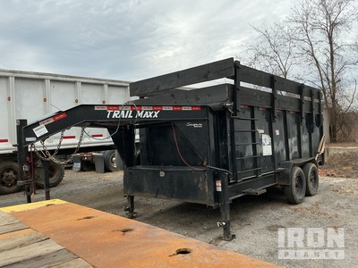 2024 Trail Maxx 16 ft T/A Gooseneck Dump Utility Trailer