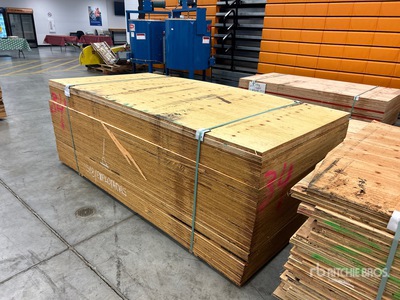 Quantity of (34) Contreplaqué