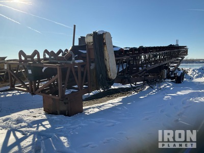 30X120 30 in x 120 ft Portable Radial Stacking Conveyor