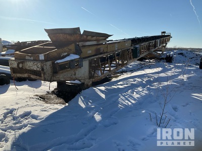 PWP-3 30 X 100' 30 in x 100 ft Portable Radial Stacking Conveyor
