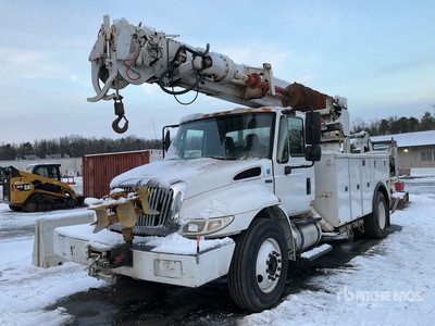 2012 Altec DC47 T R on 2013 International 4300 4x2 Digger Derrick Truck