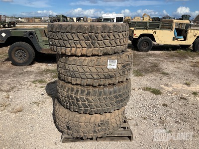 (4) Goodyear 395/85R20 MV/T Tires w/Wheels