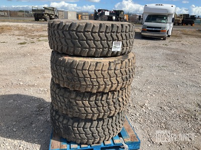 (4) Goodyear 395/85R20 MV/T Tires w/Wheels