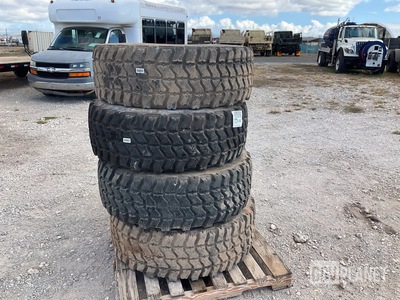 (4) Goodyear 395/85R20 MV/T Tires w/Wheels