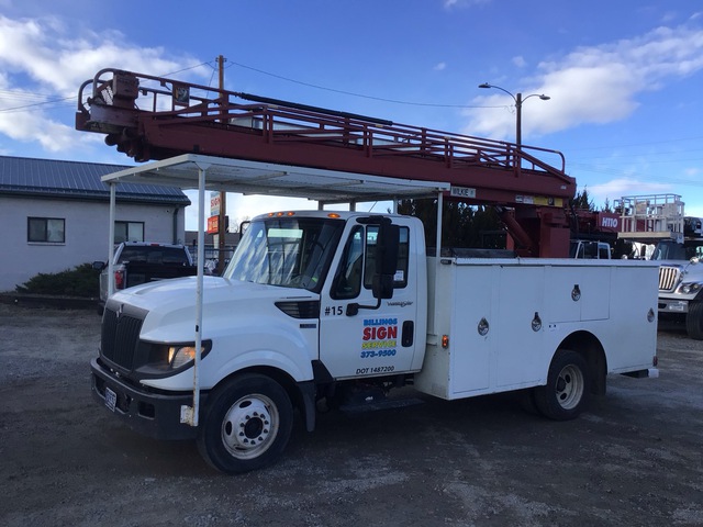 Wilkie 54 ft on 2013 International TerraStar 4x2 Ladder Boom Truck Wilkie 54 ft on 2013 International TerraStar 4x2 Ladder Boom Truck
