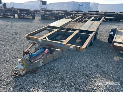 1967 Miller 18 ft T/A Equipment Trailer