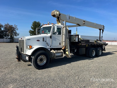 National 600E 40000 lb Straight Boom on 2007 Peterbilt 357 6x4 Boom Truck