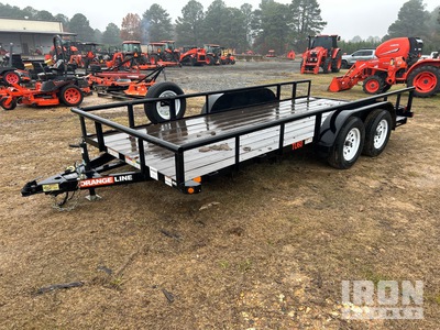 Orange Line TU60-16BK4AR2B 16 ft T/A Utility Trailer