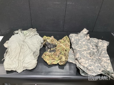 (2) Wet Weather Jackets, (4) Cold Weather Parkas & Assorted Items