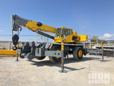 2002 Grove RT600E 45 ton 4x4x4 Grua Todo Terreno con Sistema para Vias de Tren / Hi Rail Grue tout terrain