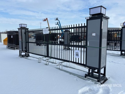 2026 Suihe SG 20 ft Wrought Iron Bi-Parting Driveway Gate (Unused)