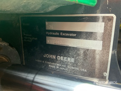 2019 John Deere 17G Minibagger