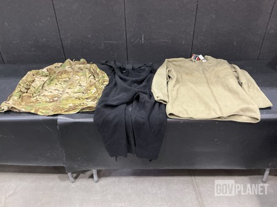 (10) Cold Weather Jackets, (14) Pairs of Cold Weather Overalls & Assorted Items