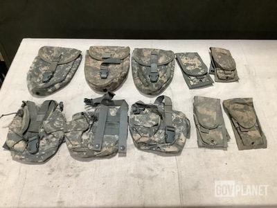 (133) Canteen Pouches, (203) M4 Two Mag Pouches & Assorted Items