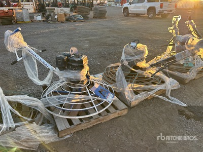 Quantity of (2) Power Trowel