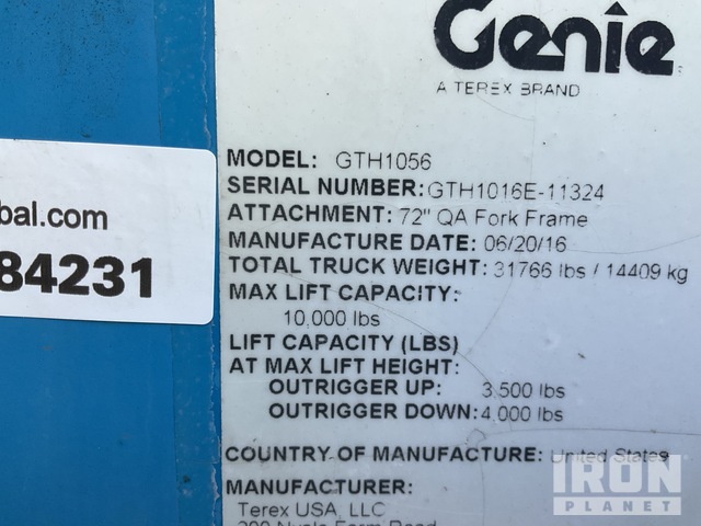 MANIPULADOR 2016 GENIE