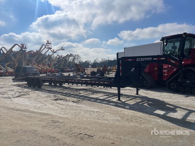 2025 Ascend Industries GN44-21 Tri/A Open Gooseneck Car Carrier Trailer