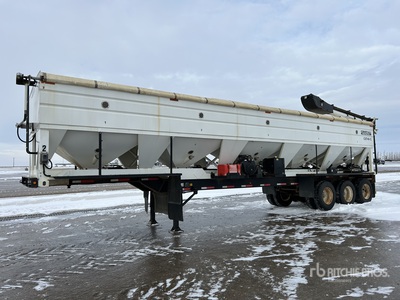1992 Convey-All CST40-C 40 ft Tri/A Live Bottom Tender Trailer
