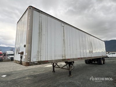 1995 Wabash 48 ft x 102 in T/A Semi-remorque fourgon