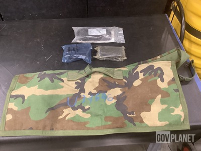 (5) Machine Gun Barrel Cases, (95) Gun Cheek Rests & Assorted Items