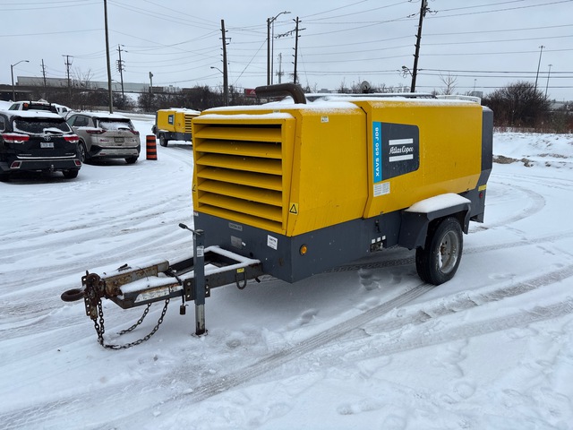2018 Atlas Copco XAVS 650 JD8 Mobile Air Compressor