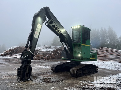 2004 John Deere 2554 Short Wood - power clam grapple. includes quantity of spare parts Log Loader