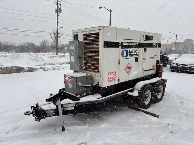 2010 Whisperwatt DCA-125USI 100 kW Mobile Generator Set
