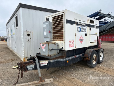 2010 Whisperwatt DCA-125USI 100 kW Mobile Generador