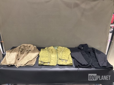(59) Cold Weather Jackets, (1) Cold Weather Shirts & Assorted Items