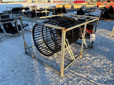 2026 LANDY S-RP200-MP1140 Skid Steer Rock Picker ملحقات معدة الحمل الصغيرة المجنزرة المتنوعة (Unused)