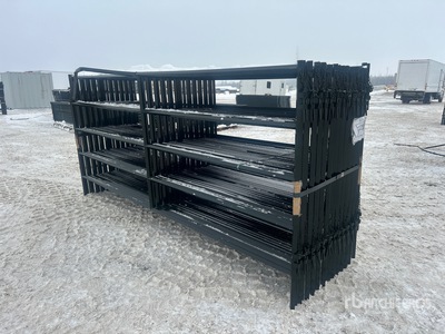 Quantity of (25) 2025 BYT DMG12 11 ft 8 in Diamond Panneau pour bétail (Unused)