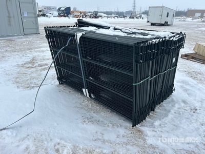 Quantity of (40) 2025 BYT MSPP07 7 ft Mesh Sheep Panneau pour bétail (Unused)