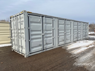 2025 40 ft High Cube Multi-Door Storage Container