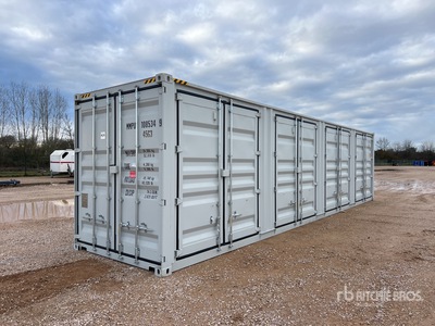 2025 Multi-Door 40 Ft One-Way High Cube Storage Container (Unused)
