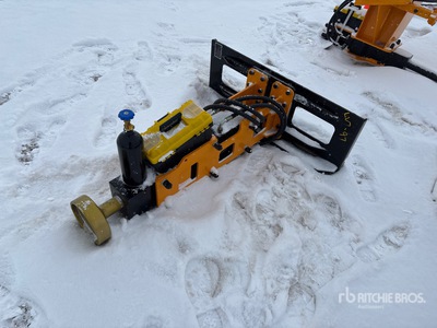 2026 GIYI GY-D680 Skid Steer Post Driver (Unused)