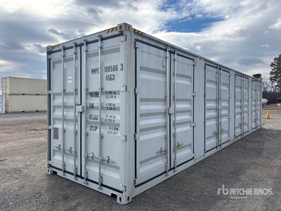 2026 40 ft High Cube Multi-Door Storage Container