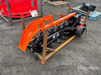 2026 GIYI D39 39 in Mini Skid Steer Trencher (Unused)