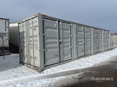 2025 40 ft High Cube Multi-Door Storage Container